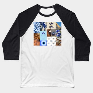 evil eye aesthetic collage Baseball T-Shirt